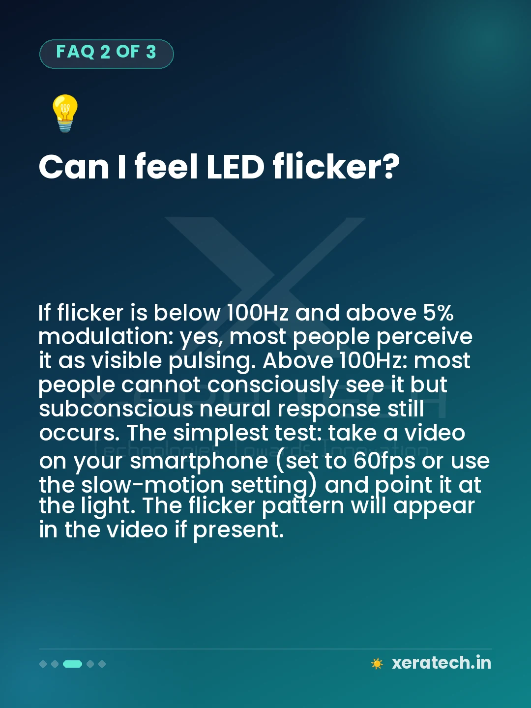 Can I feel LED flicker?