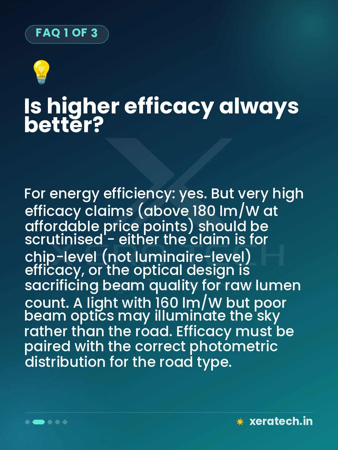 Is higher efficacy always better?