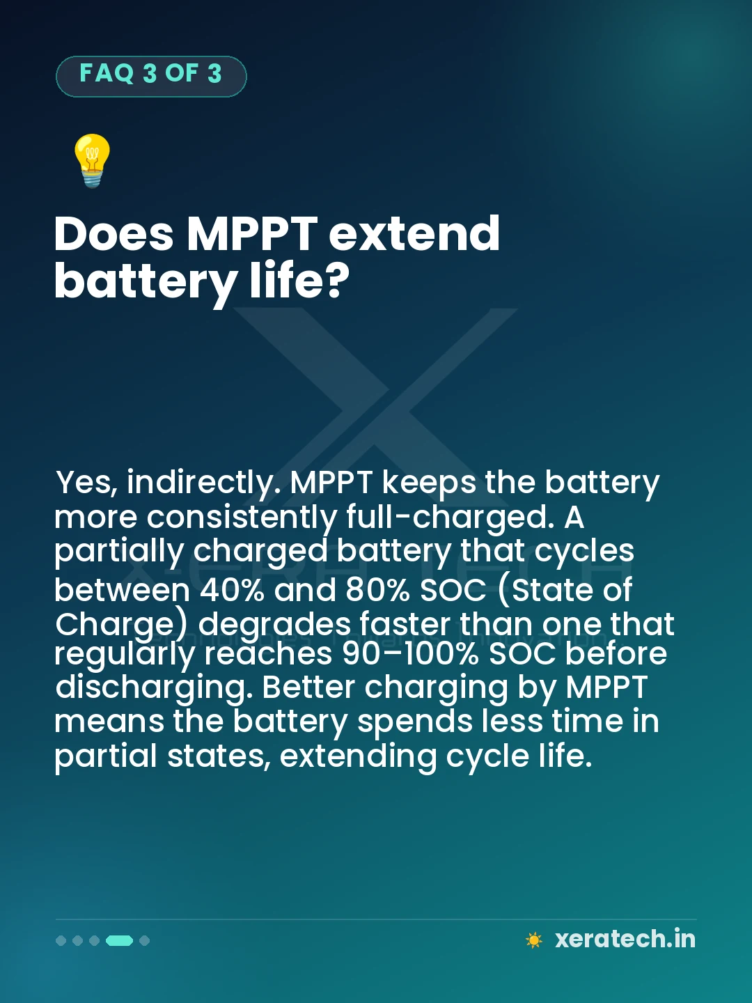 Does MPPT extend battery life?