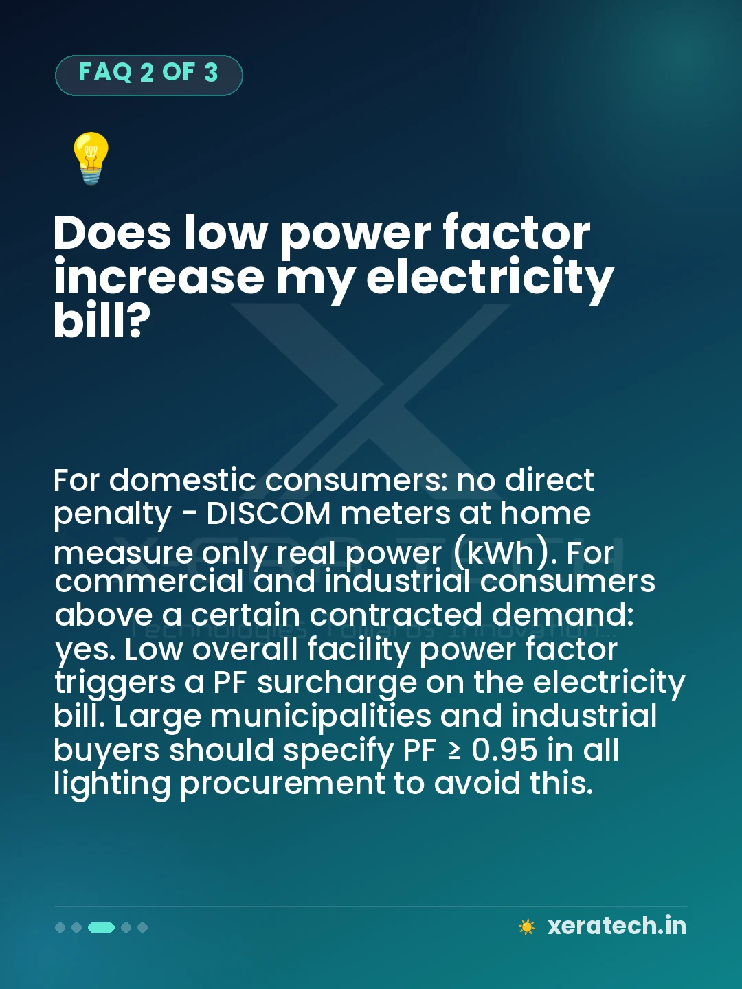 Does low power factor increase my electricity bill?