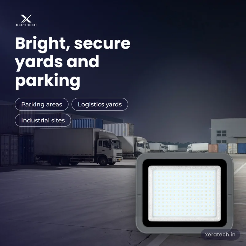 Xera Tech 200W LED Flood Light for yards and parking areas at night