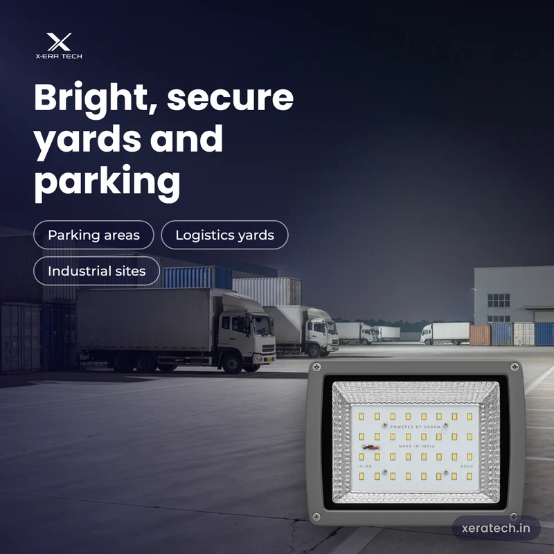 Xera Tech 50W LED Flood Light for yards and parking areas at night