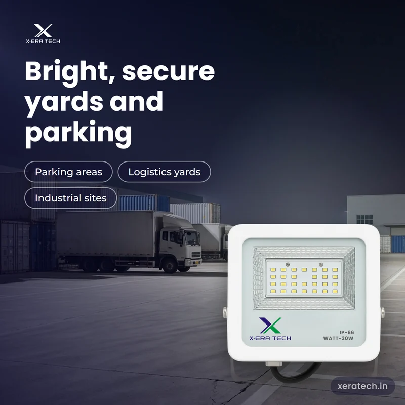 Xera Tech 30W LED Flood Light for yards and parking areas at night