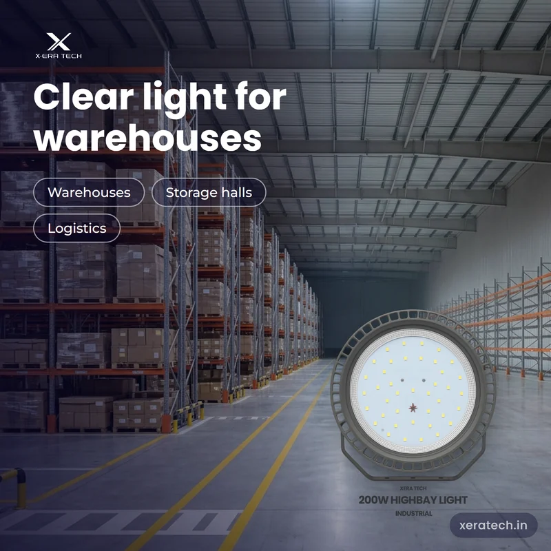 Xera Tech 200W LED High Bay Light for warehouses