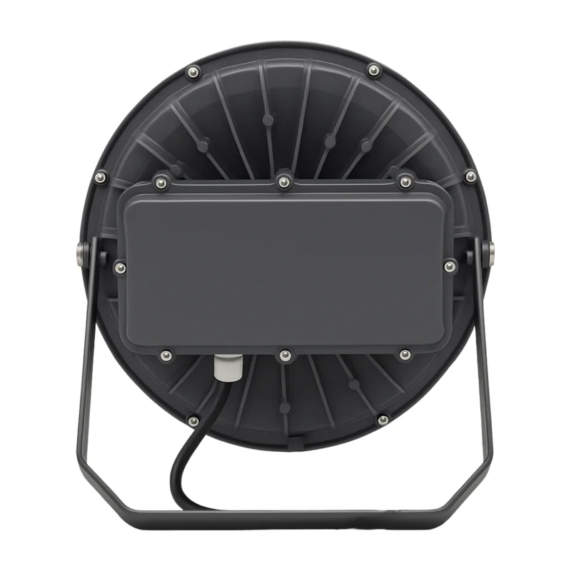 Xera Tech 150W LED High Bay Light back view showing the housing, driver and mounting