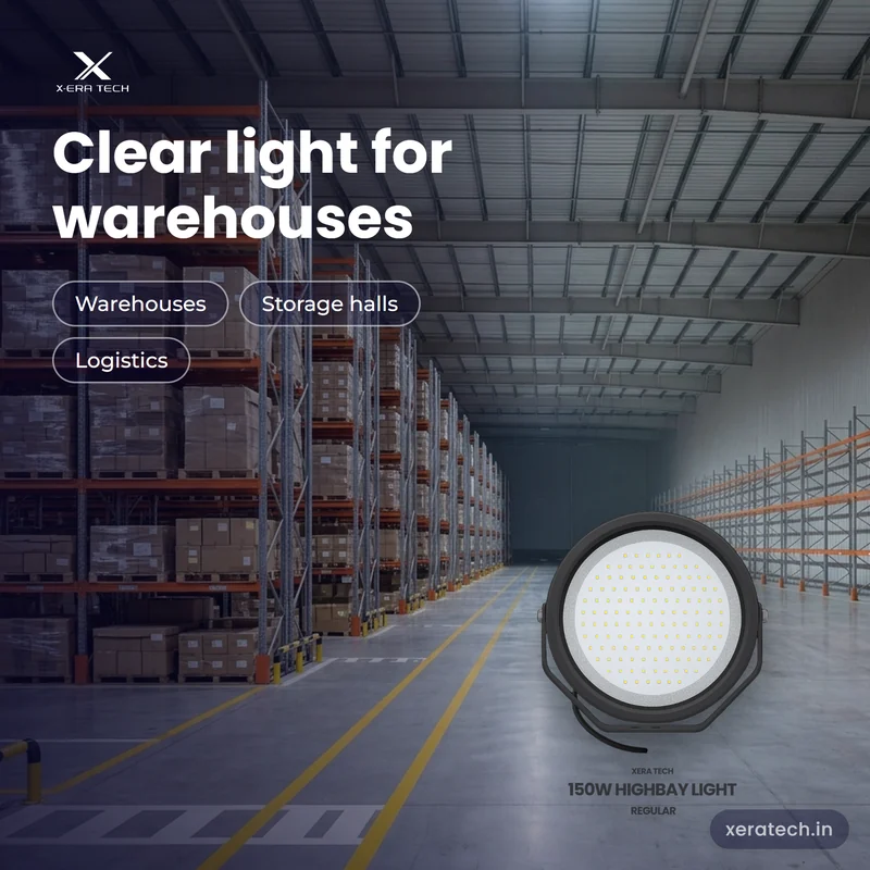 Xera Tech 150W LED High Bay Light for warehouses