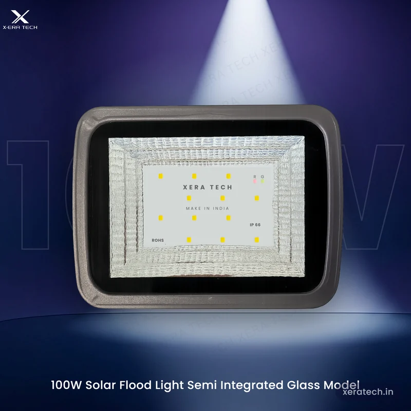 Xera Tech 100W Solar Flood Light – made in Nashik, Maharashtra