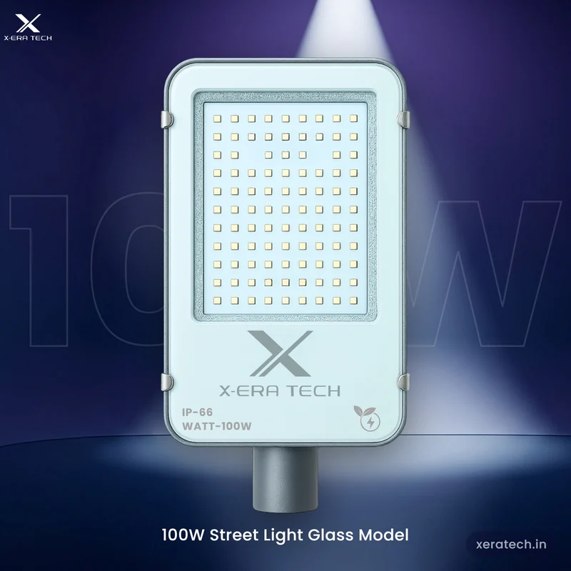 Xera Tech 100W LED Street Light – made in Nashik, Maharashtra