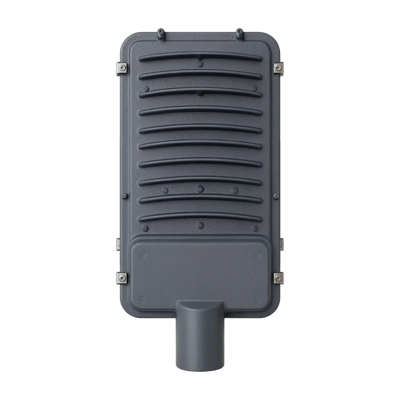 Xera Tech 180W LED Street Light back view showing the housing, driver and mounting