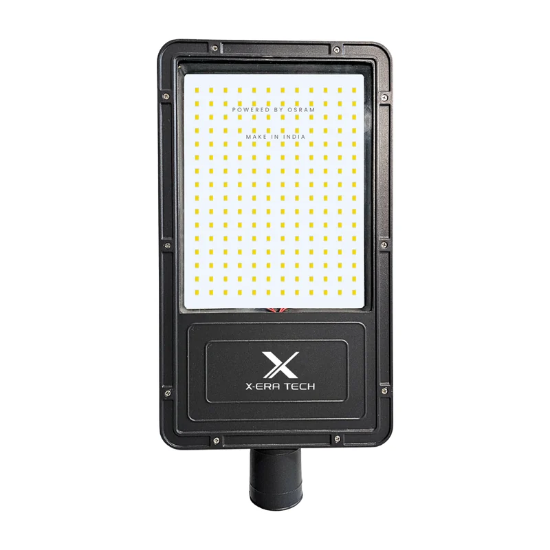 Xera Tech 200W Street Light Glass Model – front view of the 200W LED Street Light