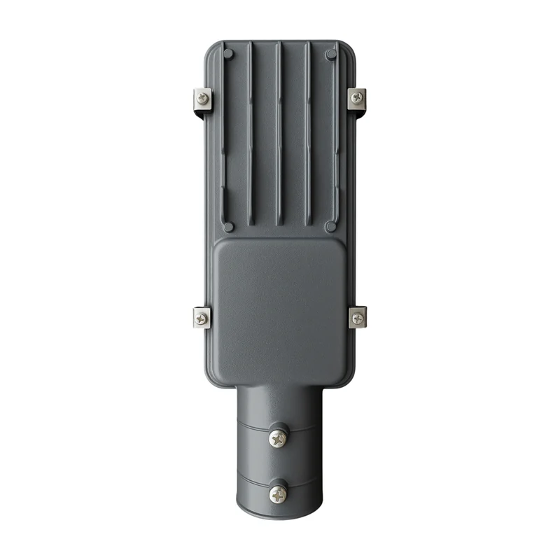 Xera Tech 24W LED Street Light back view showing the housing, driver and mounting