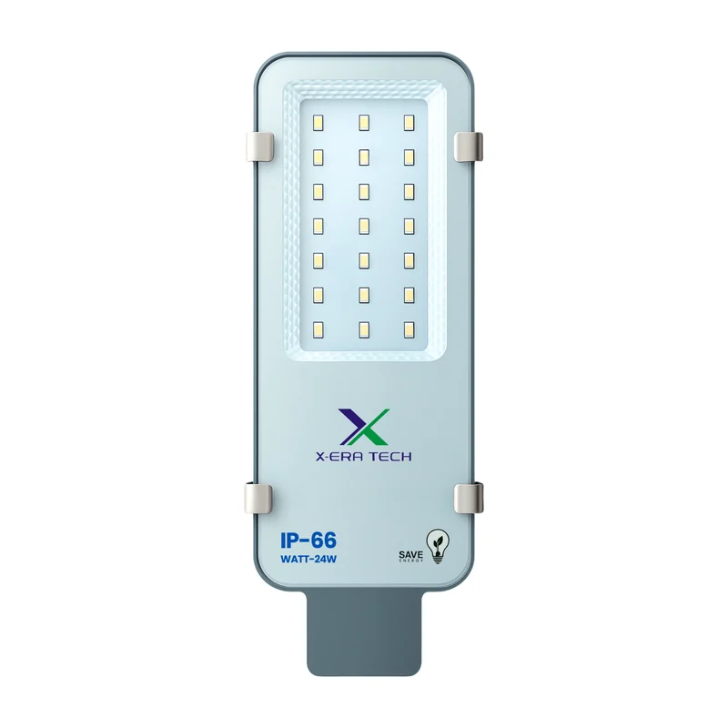 Xera Tech 24W Street Light Glass Model – front view of the 24W LED Street Light