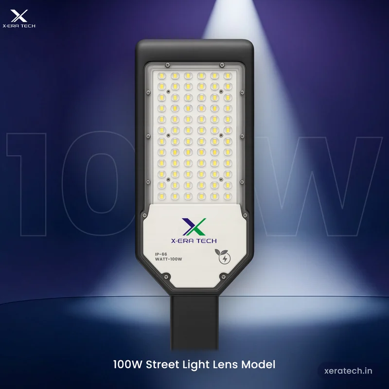 Xera Tech 100W LED Street Light – made in Nashik, Maharashtra
