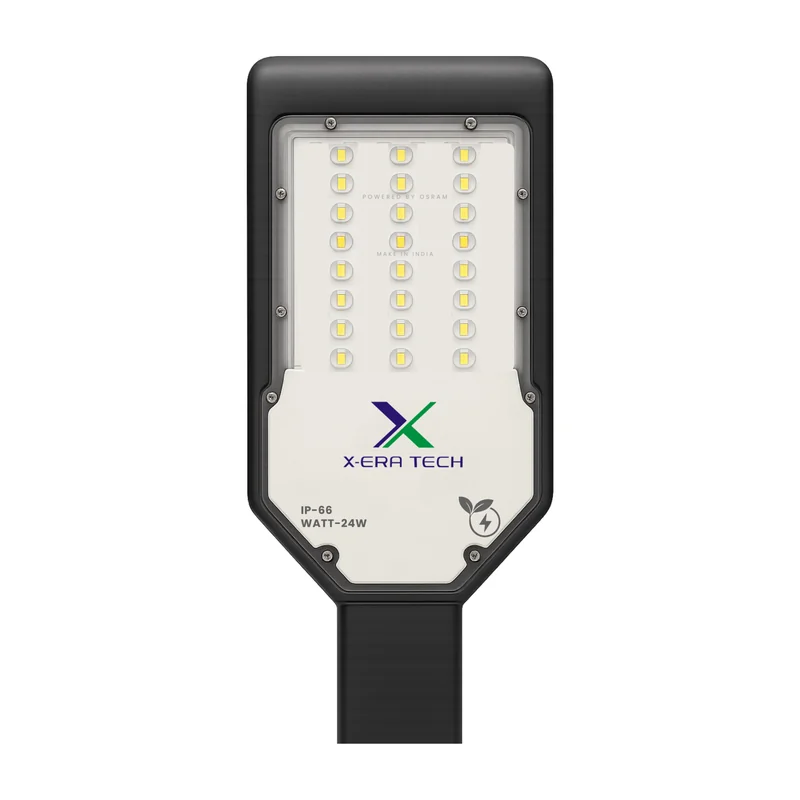 Xera Tech 24W Street Light Lens Model – front view of the 24W LED Street Light