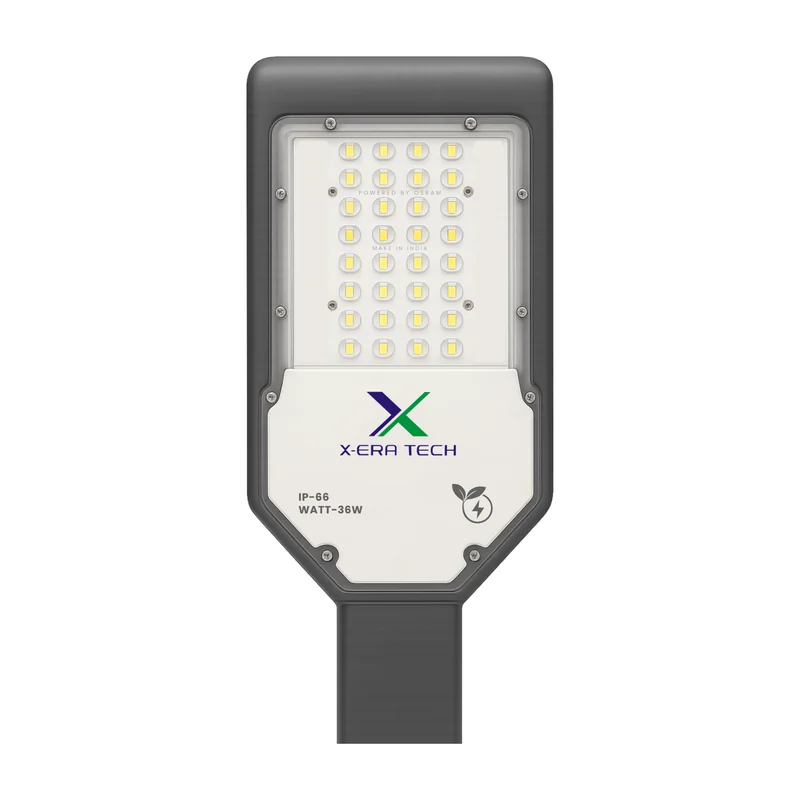 Xera Tech 36W Street Light Lens Model – front view of the 36W LED Street Light
