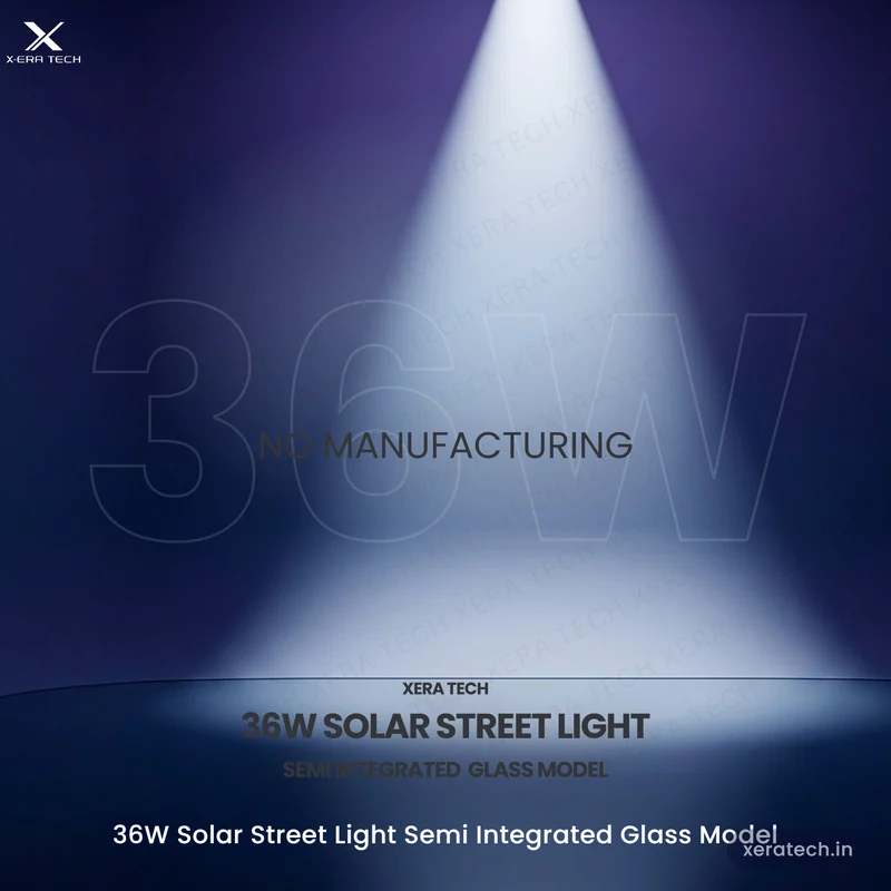 Xera Tech 36W Solar Street Light – made in Nashik, Maharashtra