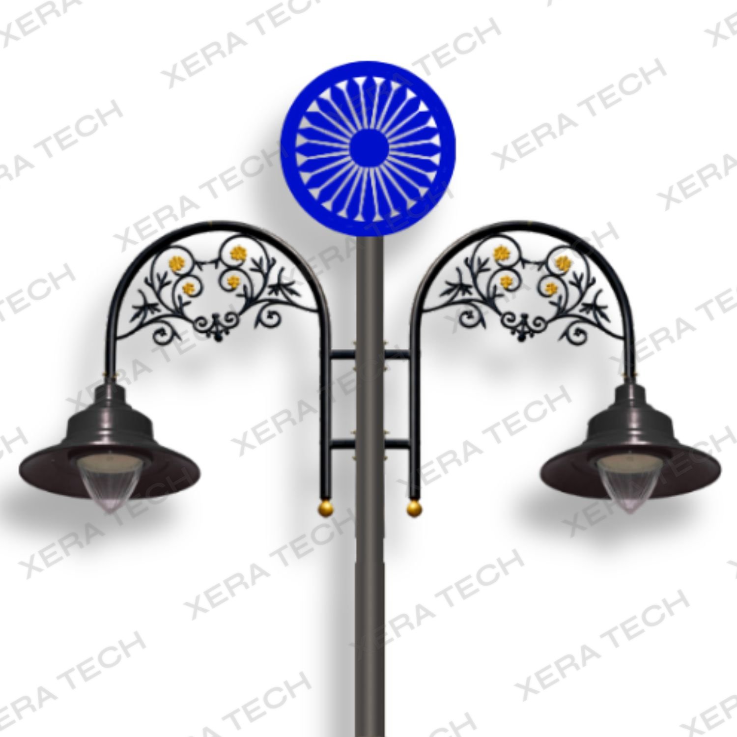 30W Ashoka Chakra Theme Decorative Street Light – 30WW LED Decorative Street Light by Xera Tech