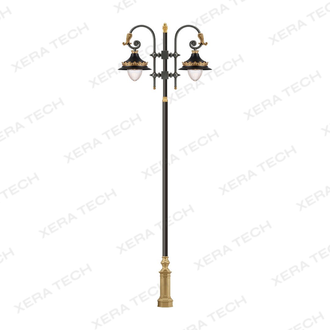 50W Royal Crown Double Arm Decorative Street Light – 50WW LED Decorative Street Light by Xera Tech