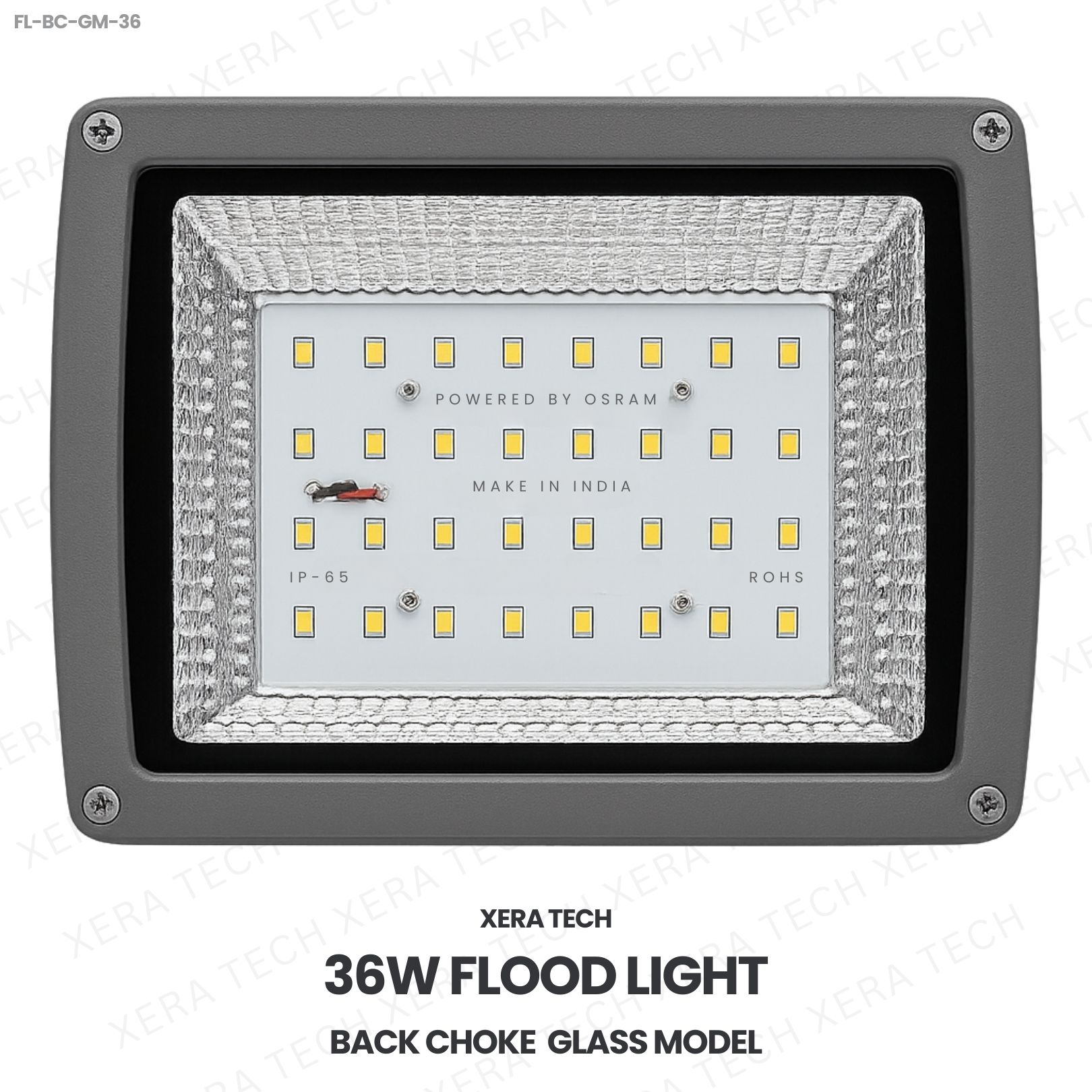 36W Flood Light Back Choke Glass Model