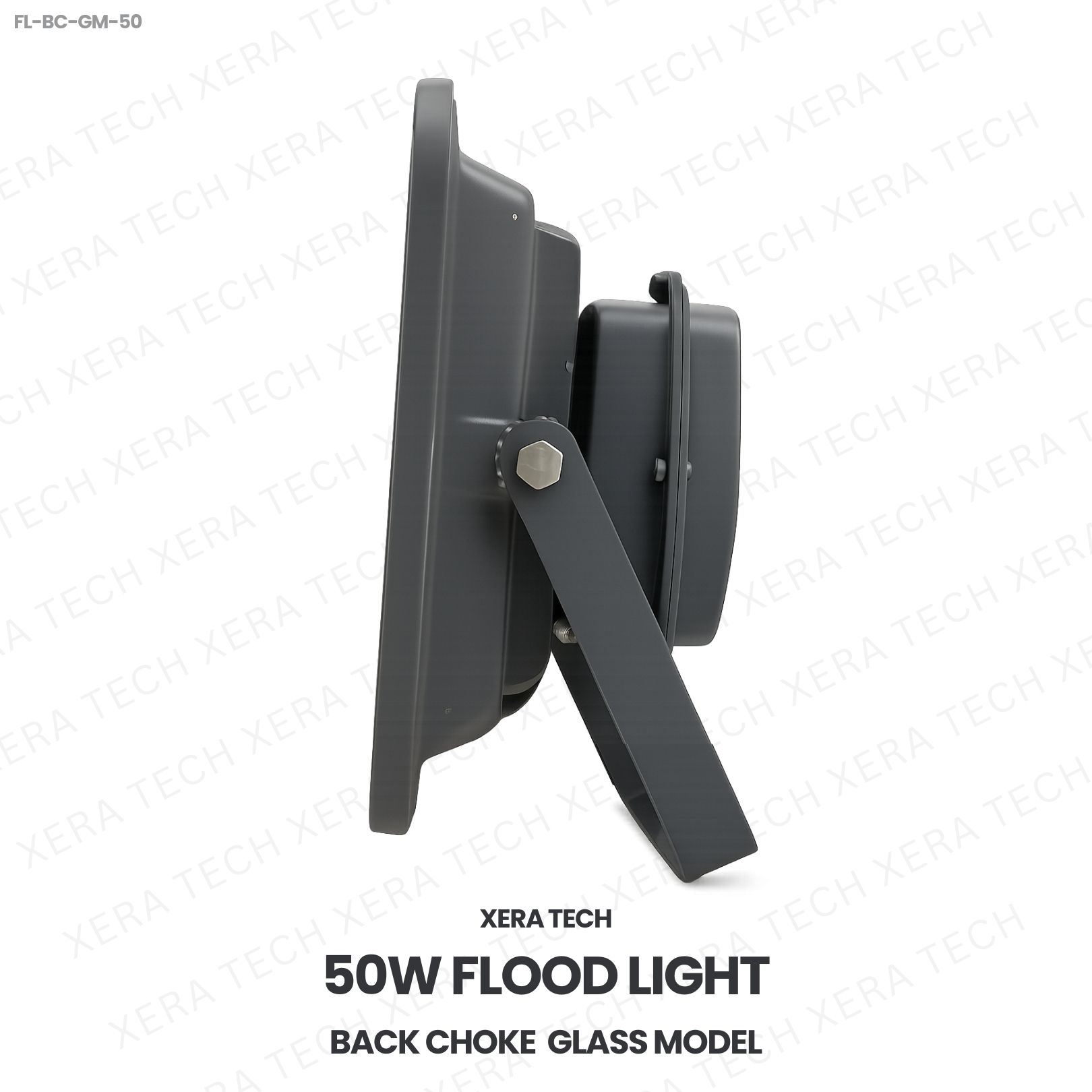 50W IPIP66 Flood Light – side profile | Xera Tech