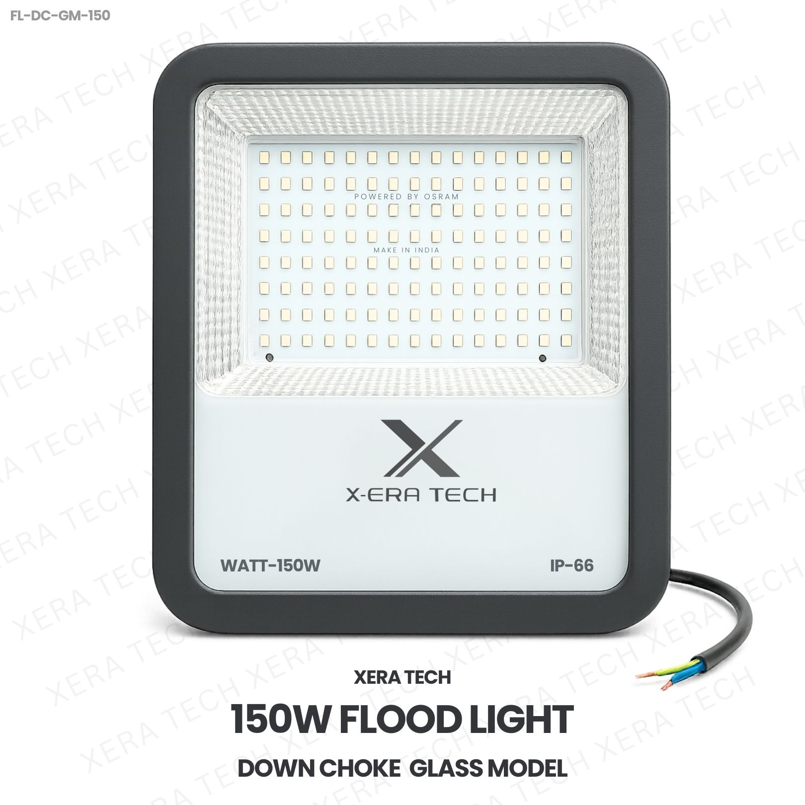 150W Flood Light Down Choke Glass Model