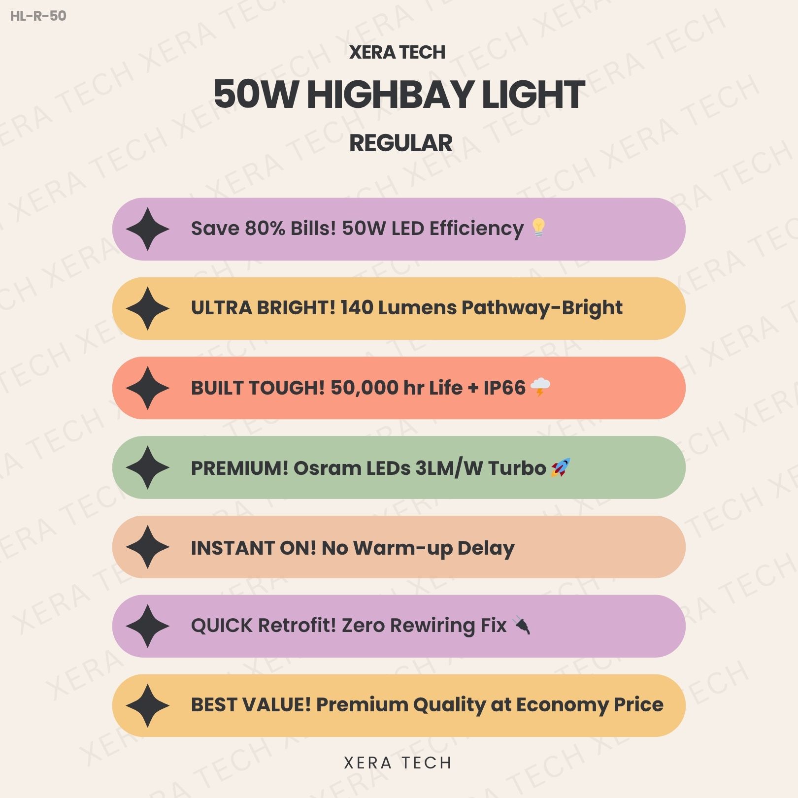 50W Highbay Light Regular - View 4