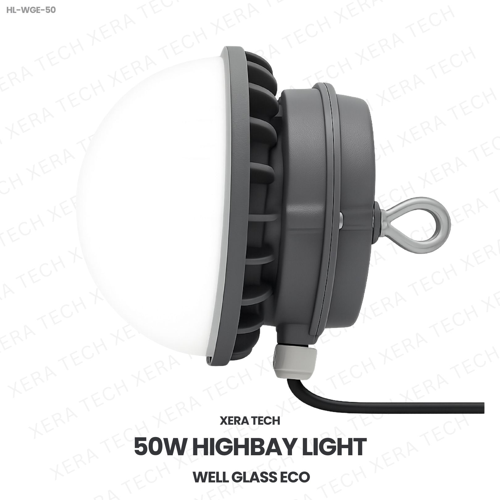 50W Highbay Light Well Glass Eco - View 3