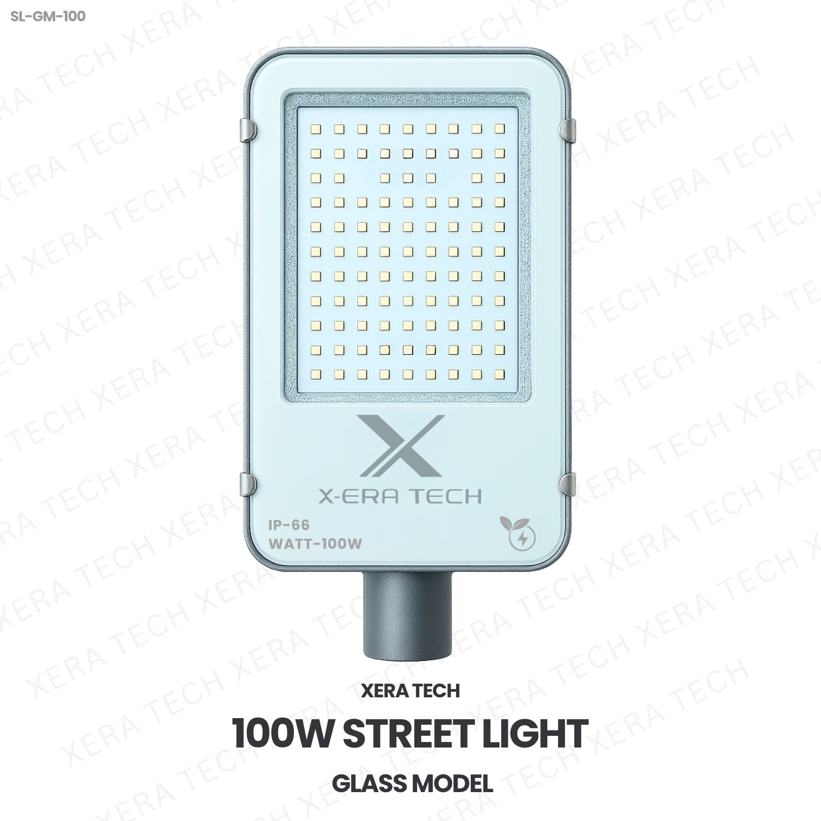 100W Street Light Glass Model