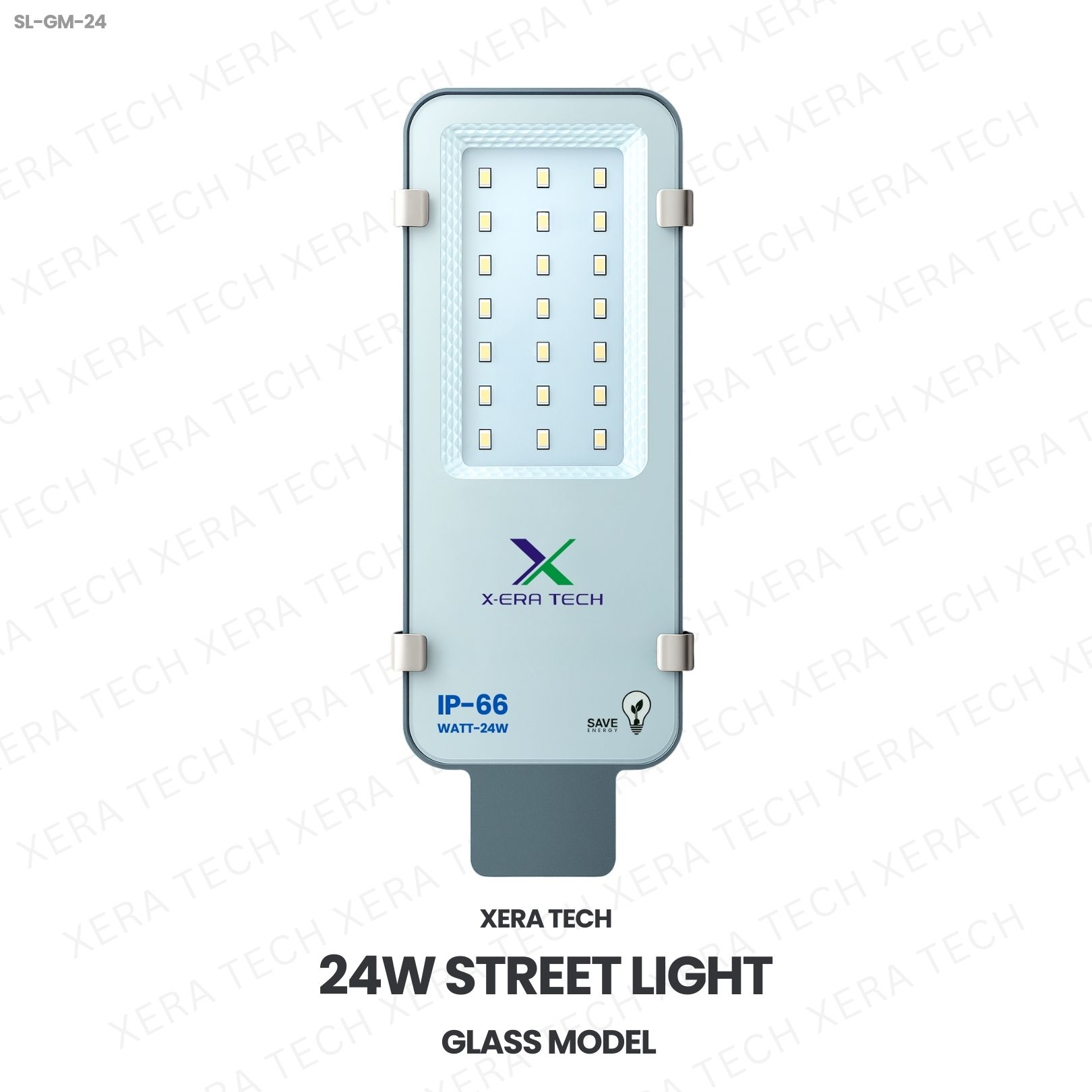 24W Street Light Glass Model