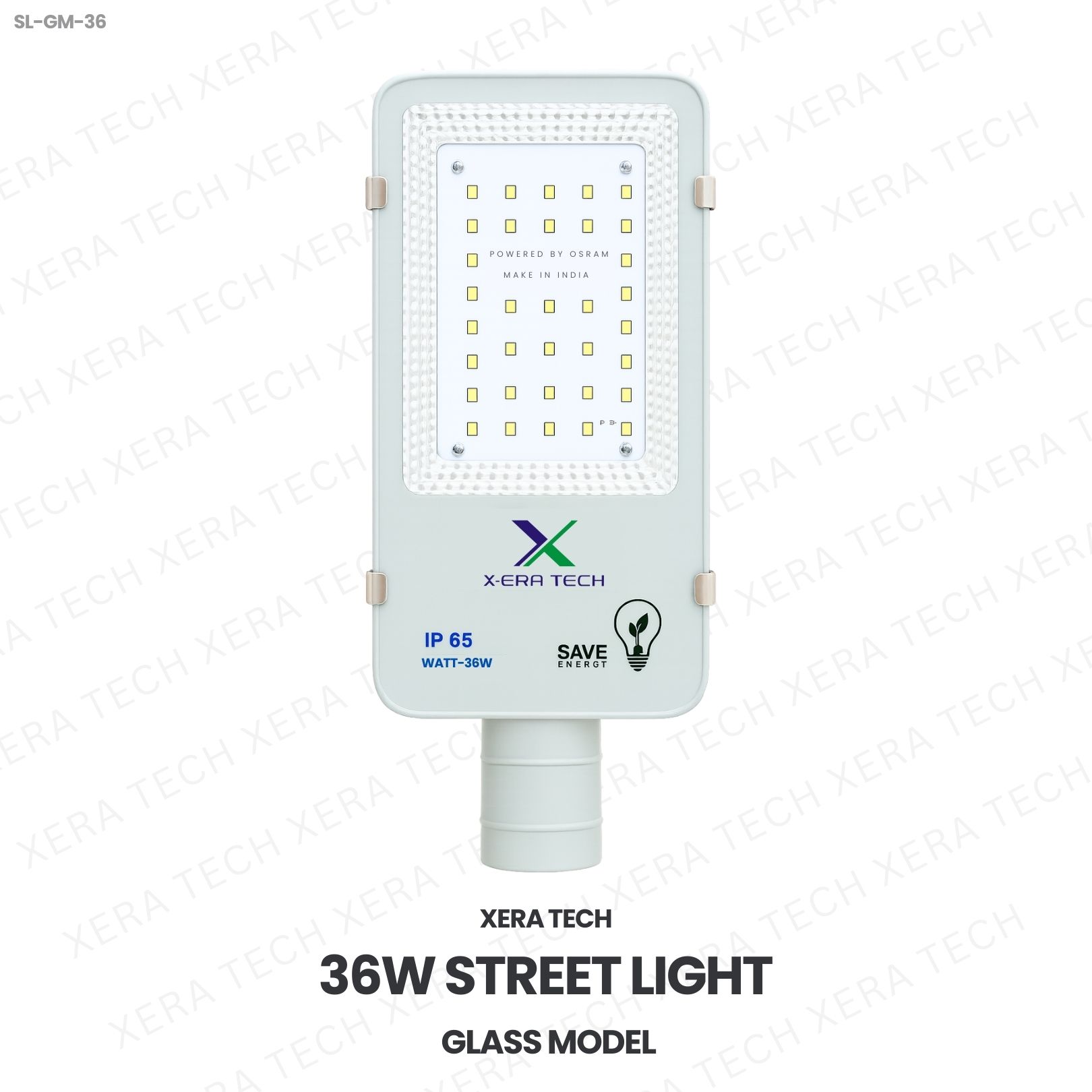 36W Street Light Glass Model