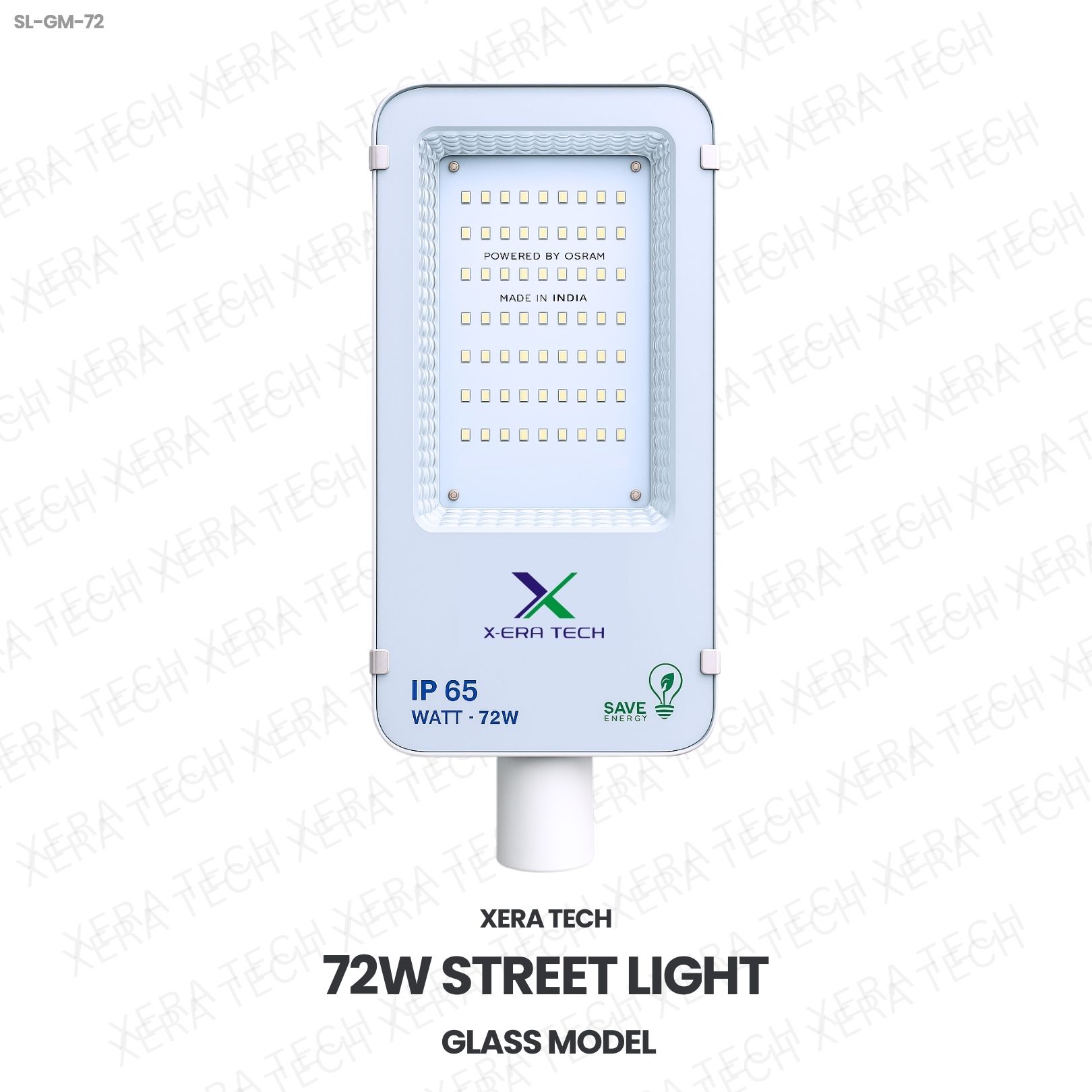 72W Street Light Glass Model