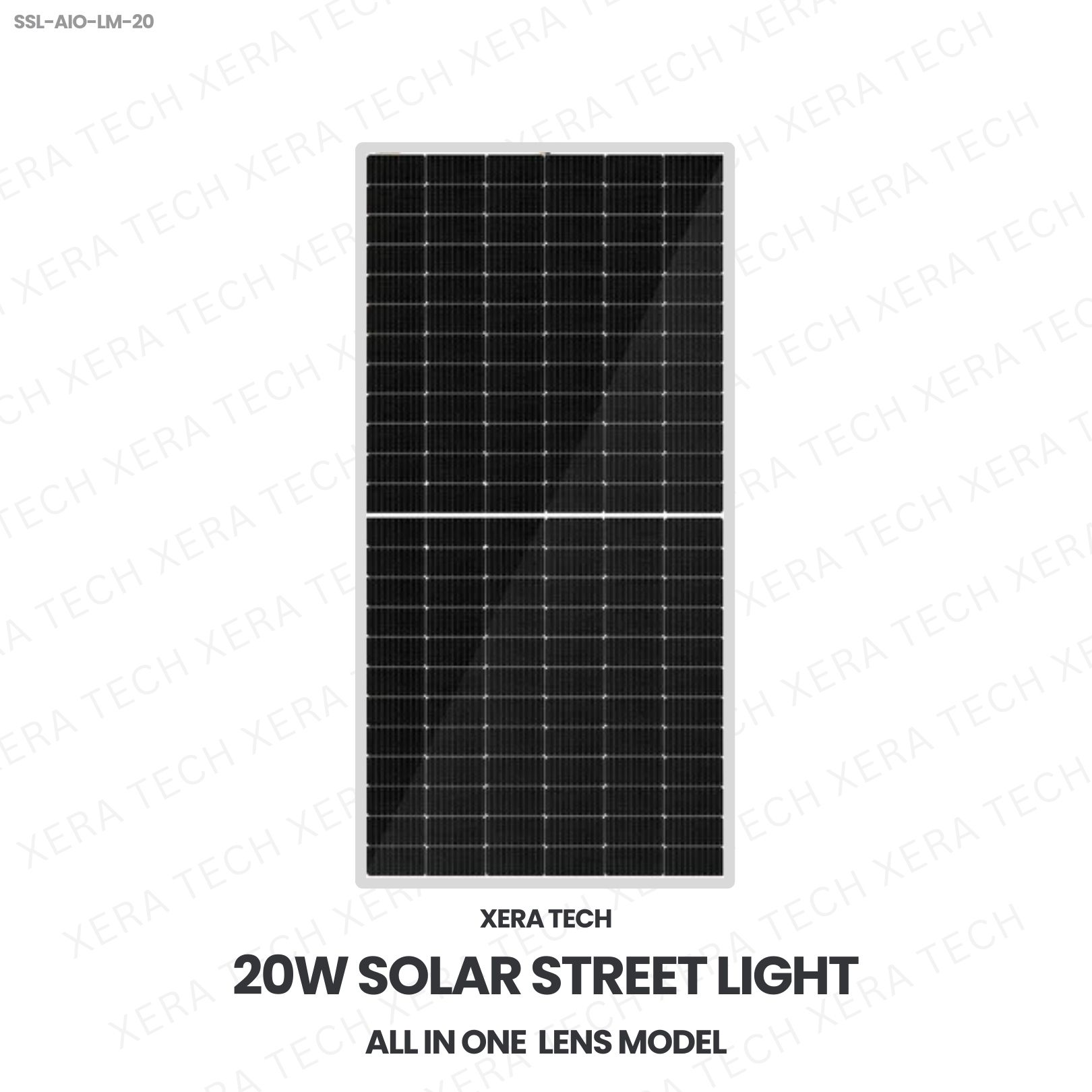 20W Solar Street Light All In One Lens Model - View 2