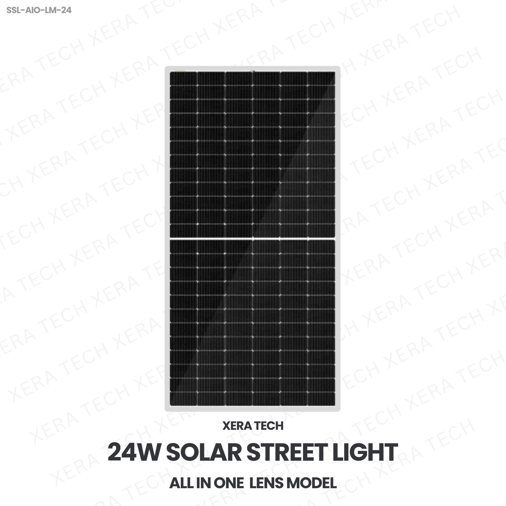 24W Solar Street Light All In One Lens Model - View 2