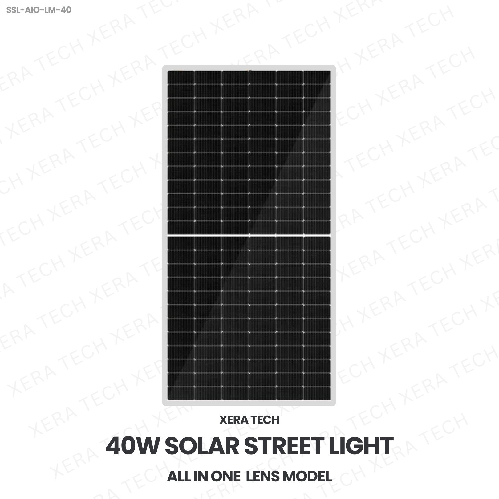 40W Solar Street Light All In One Lens Model - View 2