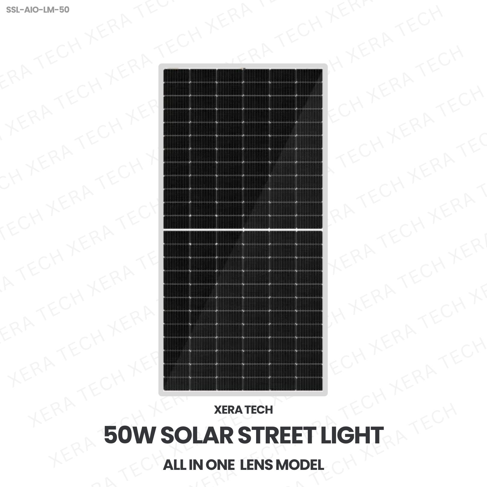 50W Solar Street Light All In One Lens Model - View 2