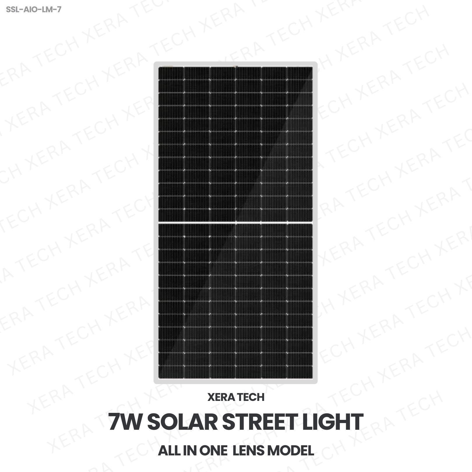 7W Solar Street Light All In One Lens Model - View 2