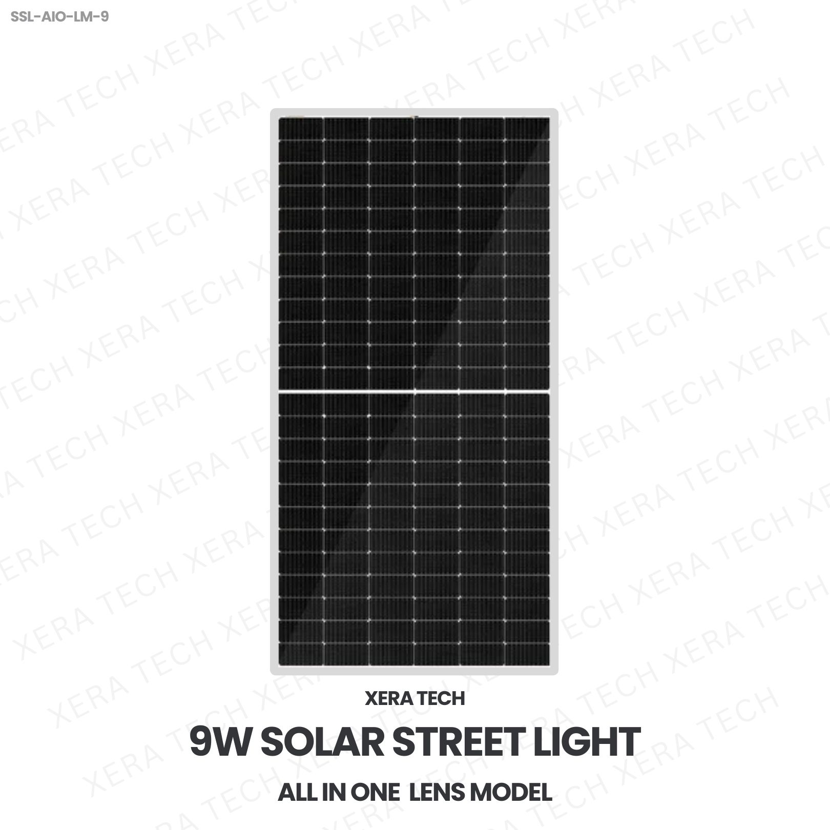 9W Solar Street Light All In One Lens Model - View 2