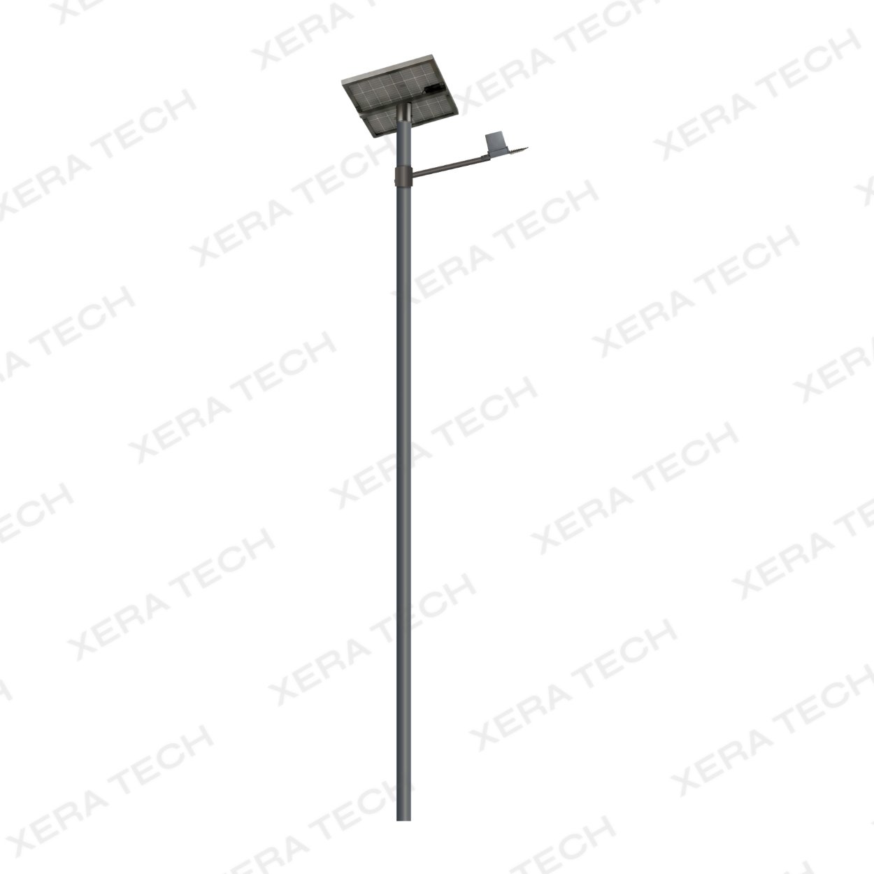 9W Street Light Set Lens Model – back view showing driver and heat sink | Xera Tech