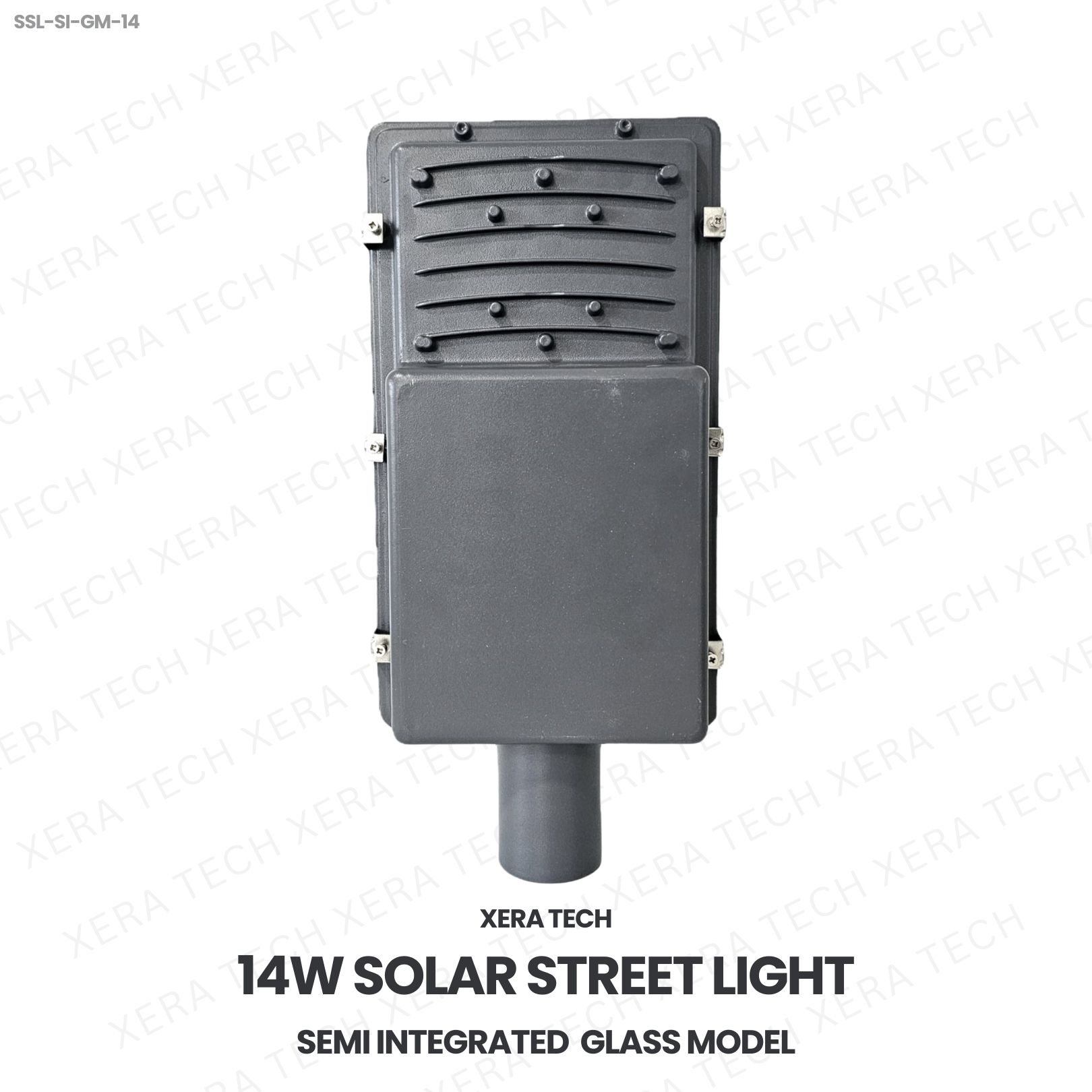 14W Solar Street Light Semi Integrated Glass Model - View 2