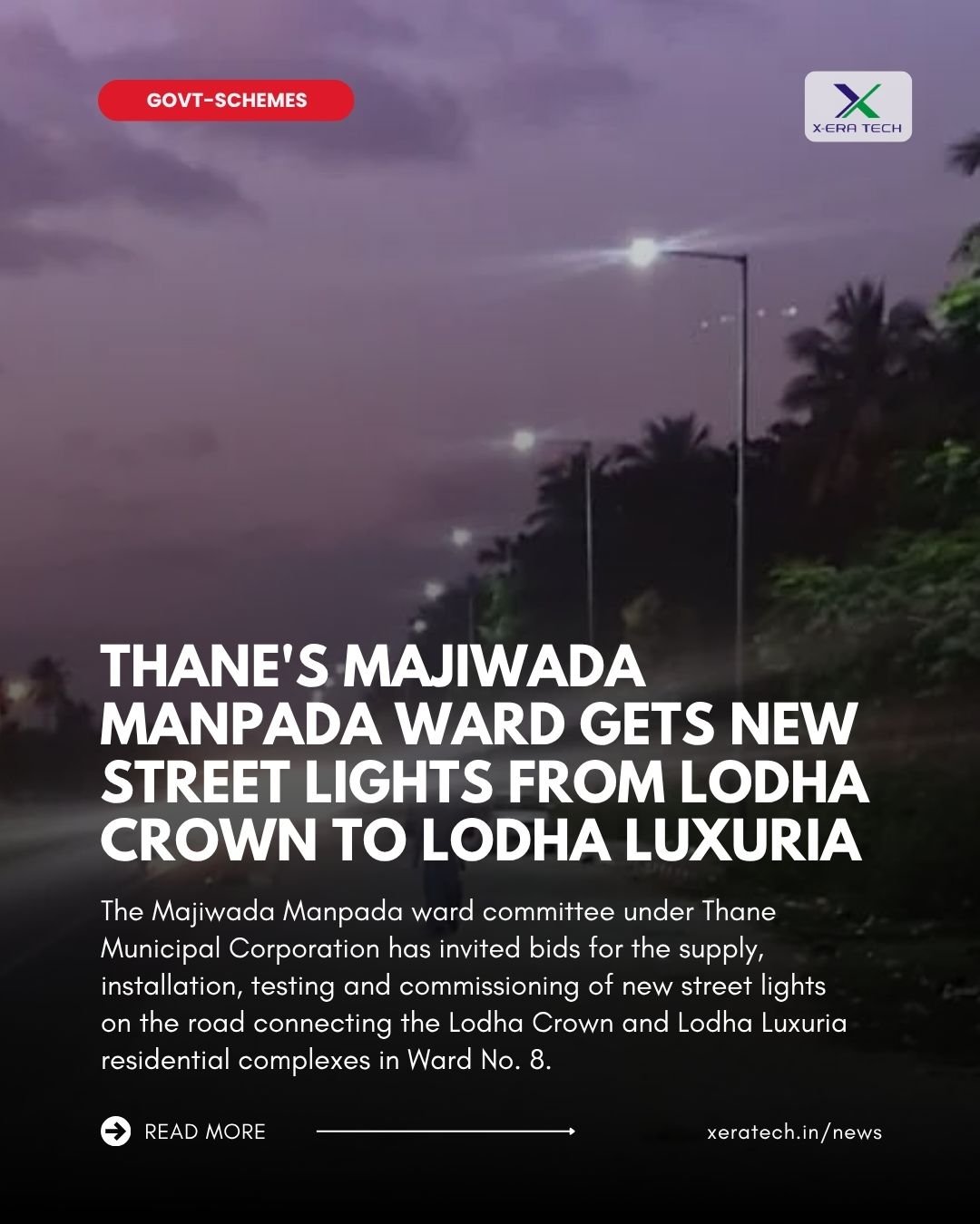 Thane's Majiwada Manpada Ward Gets New Street Lights from Lodha Crown to Lodha Luxuria