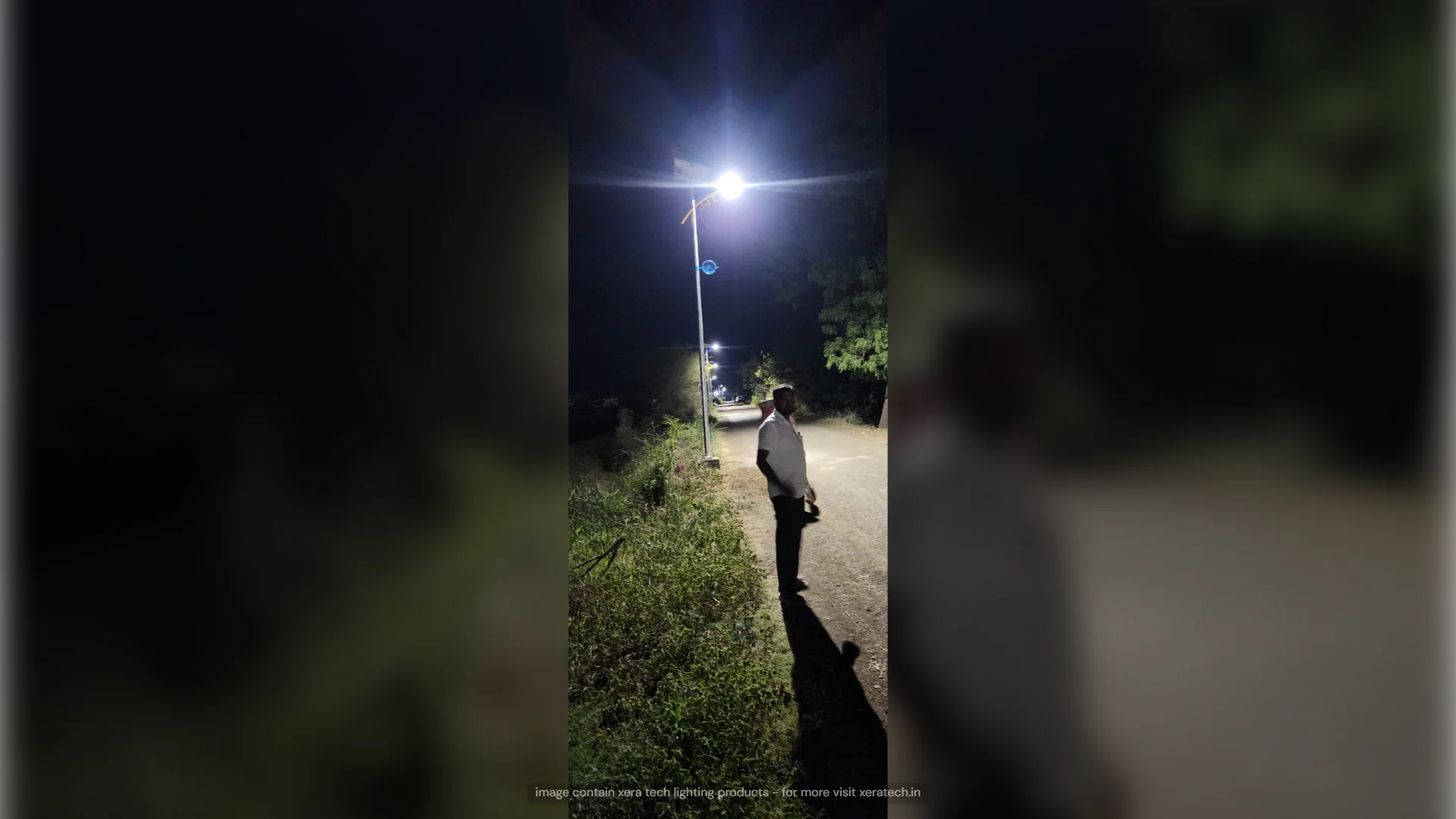 30W Solar Street Light Project with Octagonal Pole at Sambavaram – Xera Tech
