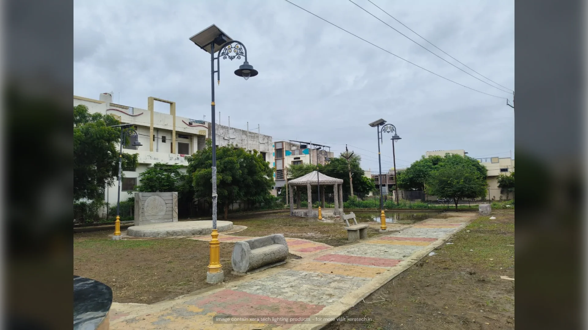 Decorative Solar Light Installation on Railway Station Road – Decorative, Solar in Basmat, Hingoli, Maharashtra | Xera Tech