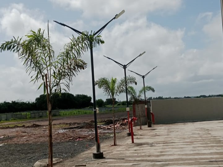 Double arm decorative led street light - Main Project Image