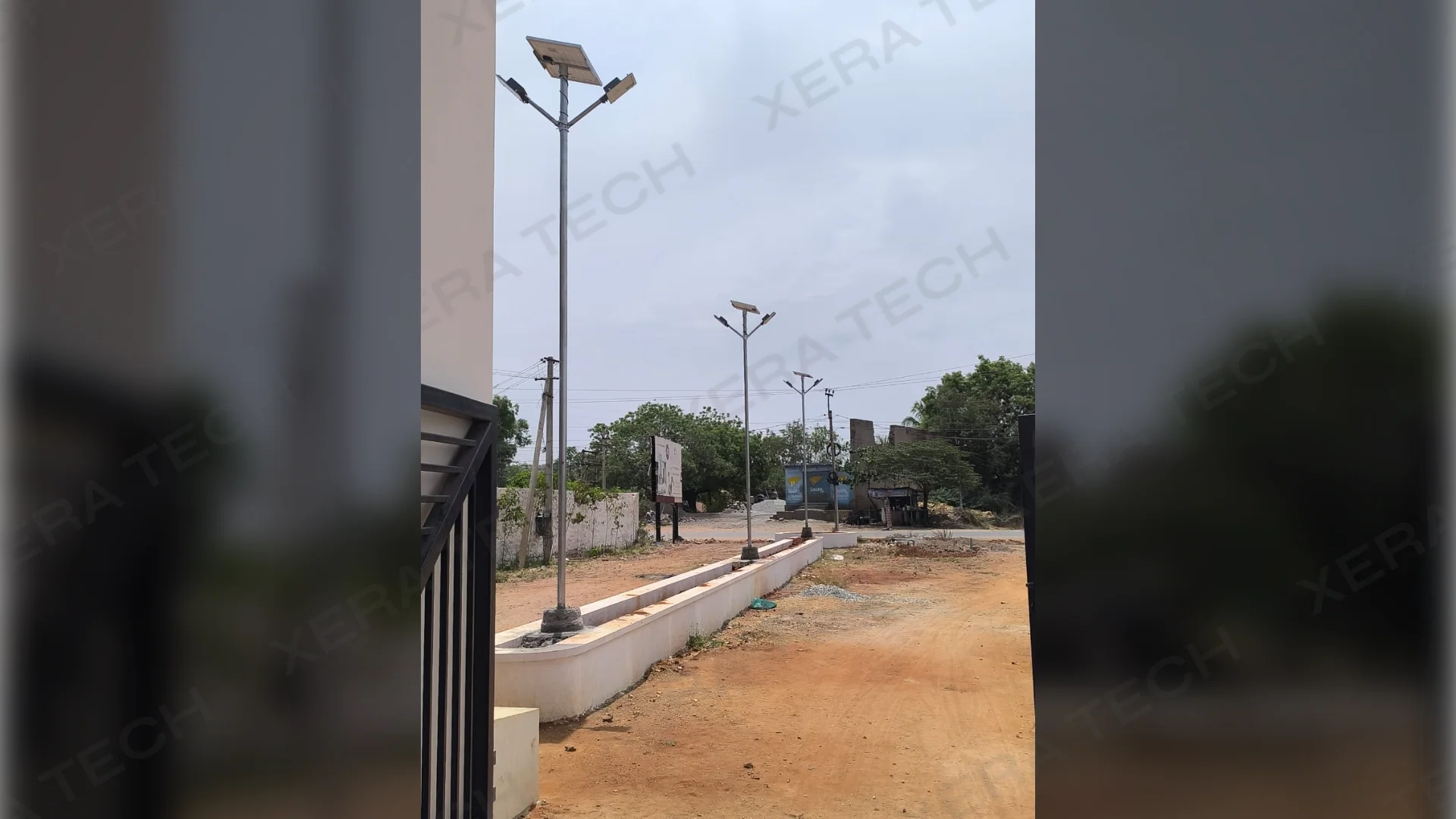Dual Head Solar Street Light Setup at Dhone – main project image