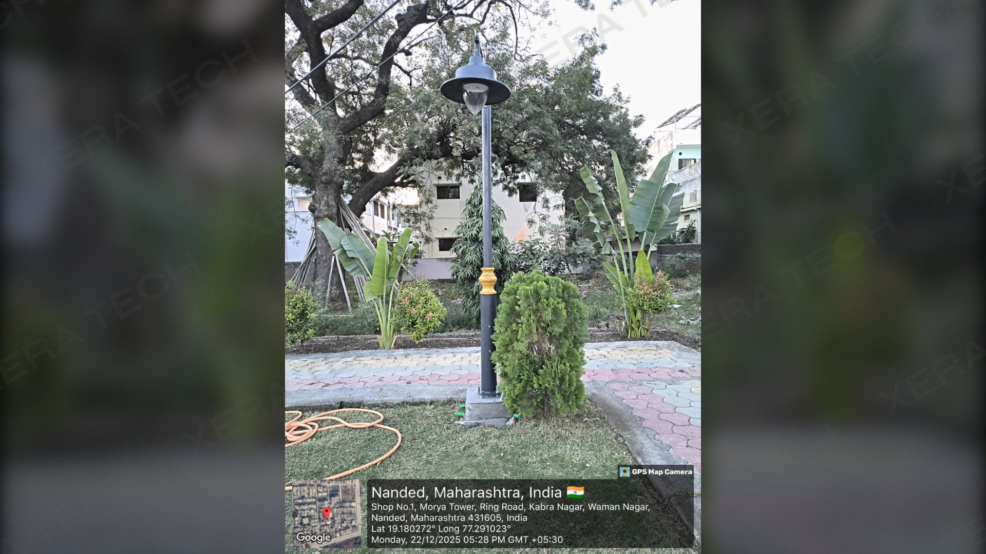 Modern Decorative Garden Lighting Installation – main project image