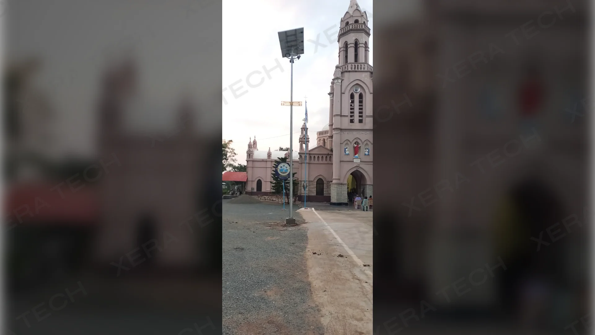 Solar High Mast Light Installation in Hyderabad – main project image