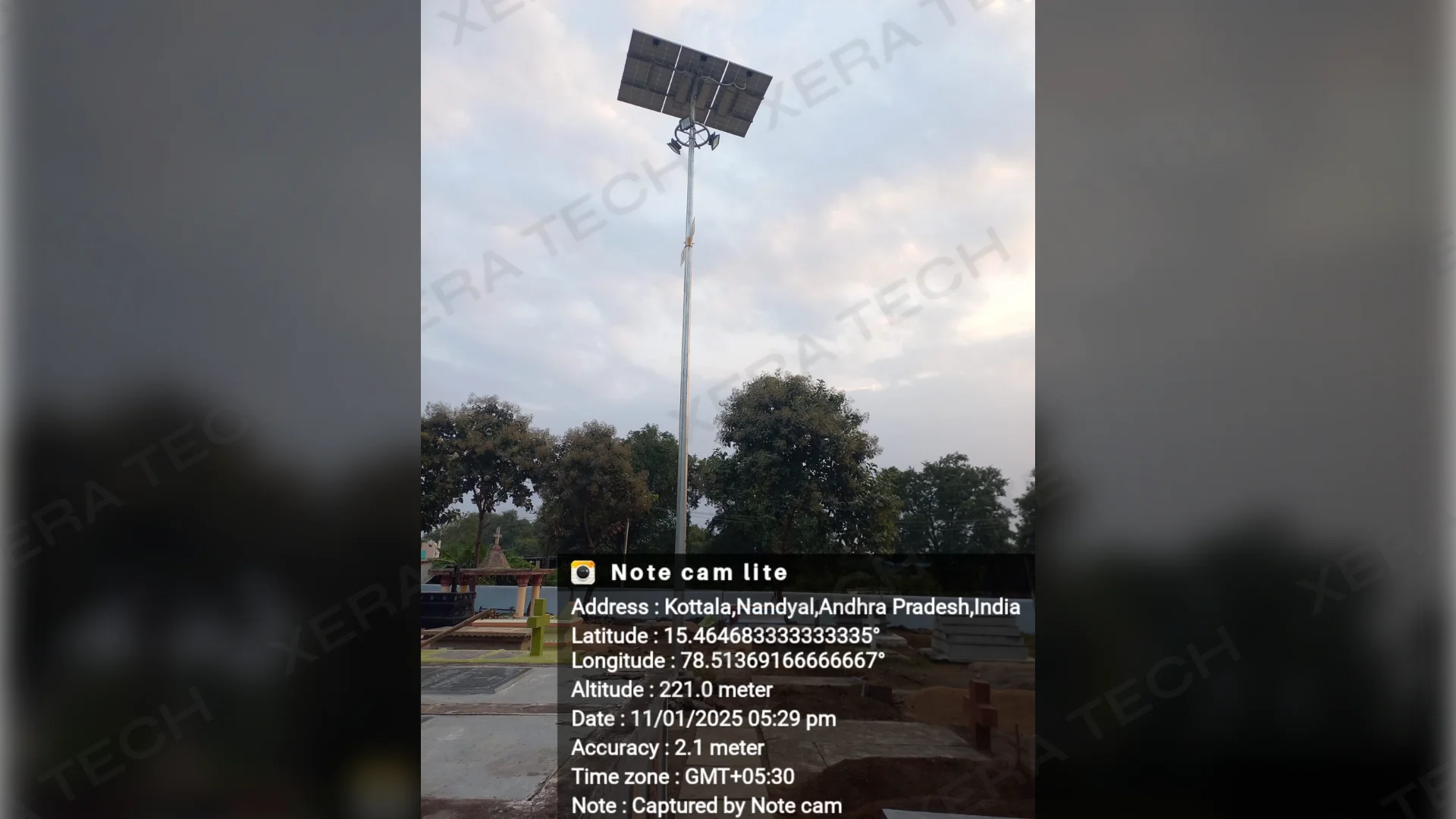 Solar High Mast Light Installation in Hyderabad thumbnail 4