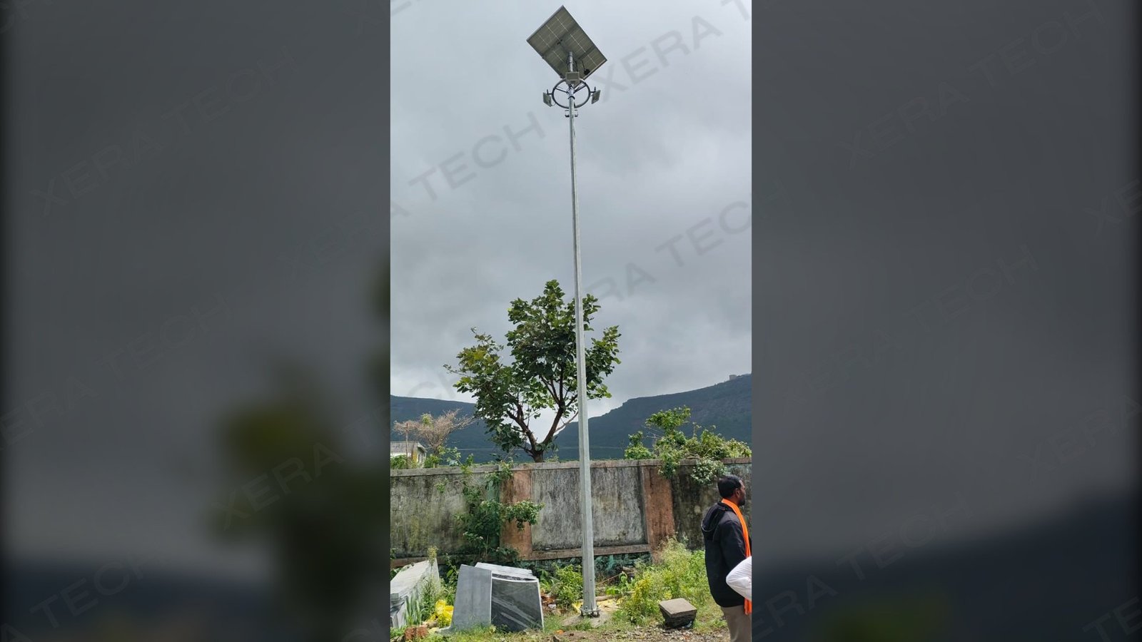 Solar Highmast Light Installation at Kalwan Nashik – Solar, Highmast in Kalwan, Nashik, Maharashtra | Xera Tech