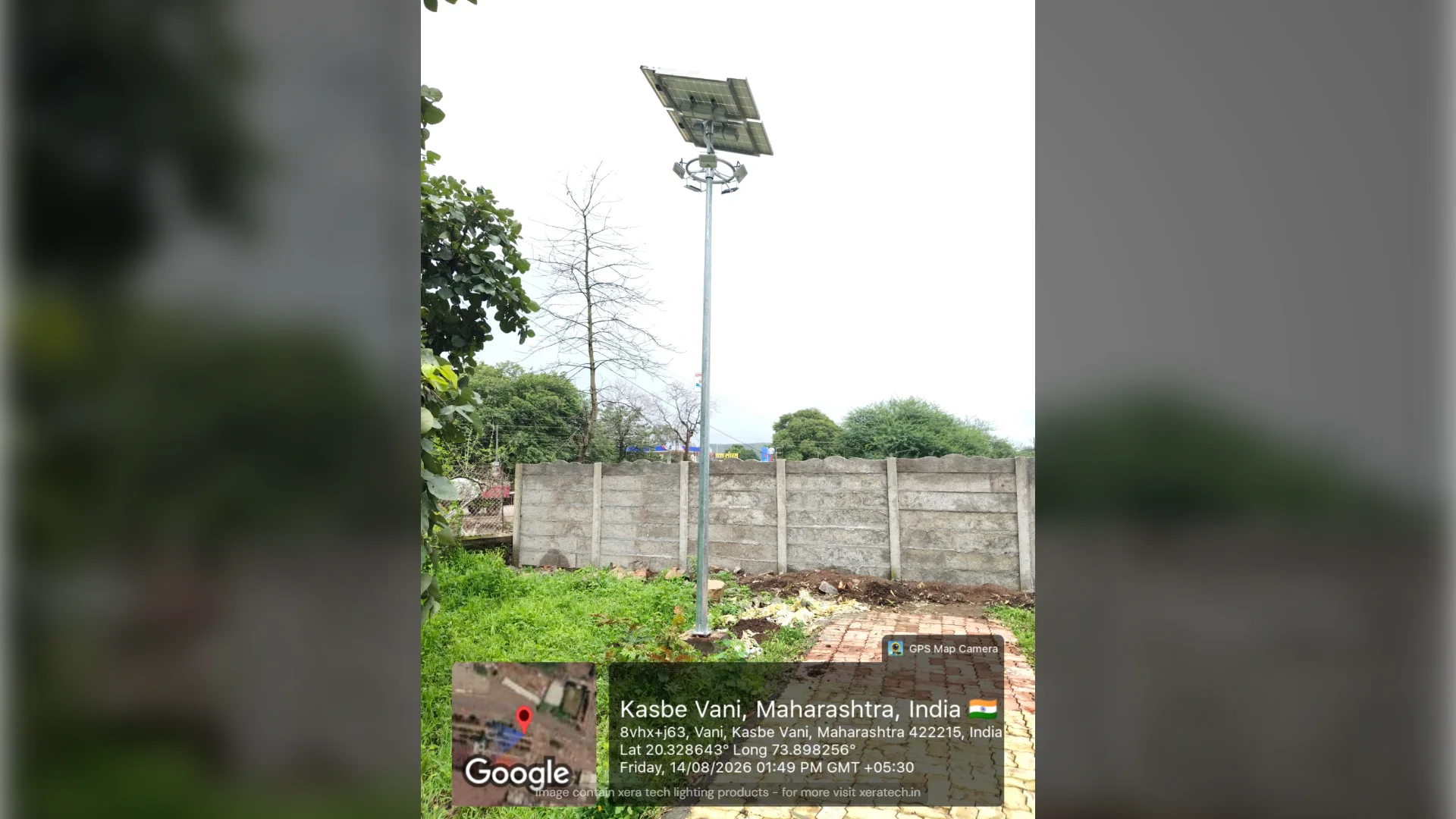Solar Highmast Light Installation at Kasbe Vani thumbnail 2