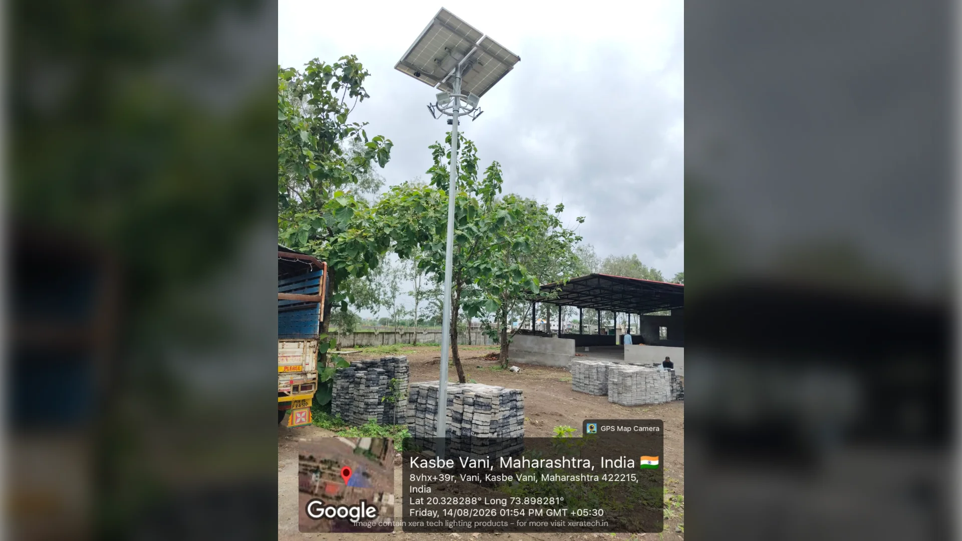 Solar Highmast Light Installation at Kasbe Vani thumbnail 3